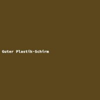 Guter Plastik-Schirm